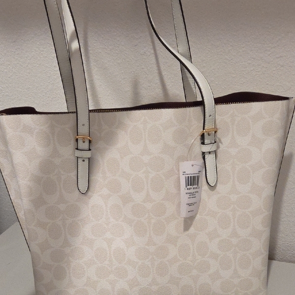 Coach Cream Signature Tote Bag Trio NWT - Picture 4 of 6